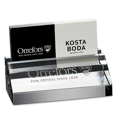 Orrefors Wall Street Business Card Holder