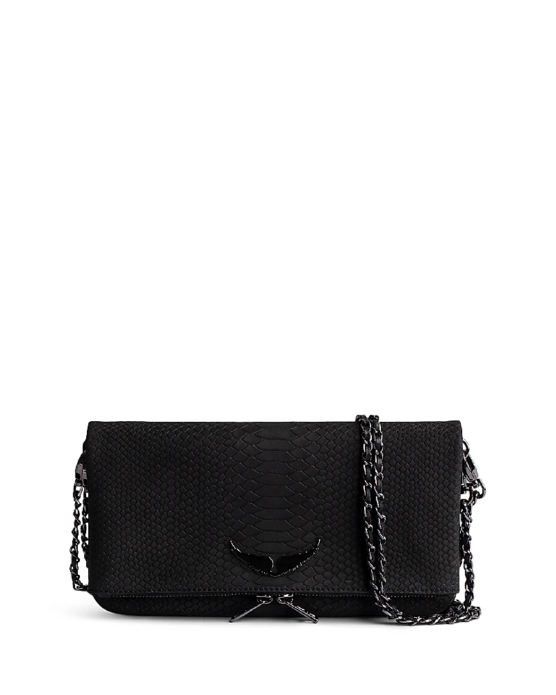 Zadig & Voltaire Rock Soft Savage Small Leather Handbag