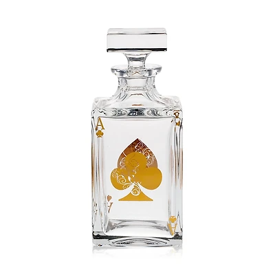 Vista Alegre Poker Whisky Decanter