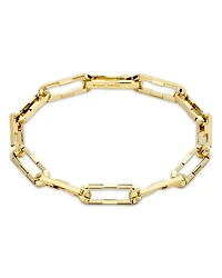 18K Yellow Gold Link to Love Large Square Link Bracelet