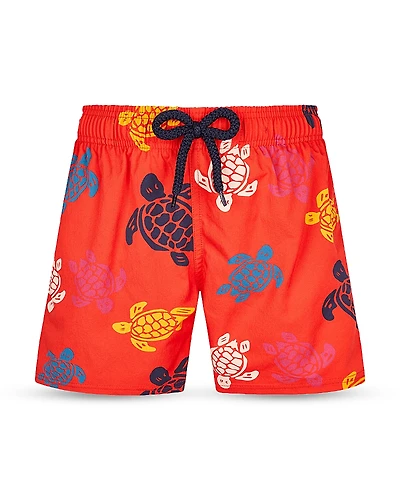 Vilebrequin Turtle Print Swim Trunks - Little Kid, Big Kid