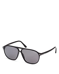 Tom Ford Bruce Polarized Navigator Sunglasses, 61mm