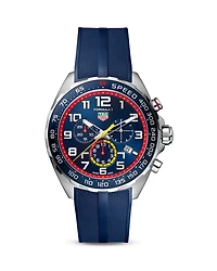 Formula 1 Red Bull Stainless Steel Rubber Strap Chronograph, 43mm