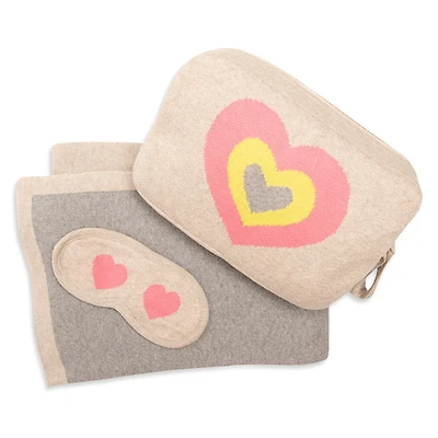 Pink Lemonade Crazy Hearts Travel Set