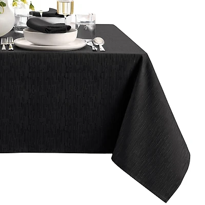 Elrene Home Fashions Continental Solid Texture Water and Stain Resistant Tablecloth