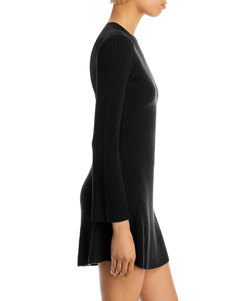 Contour Ribbed Cashmere Mini Dress - Exclusive