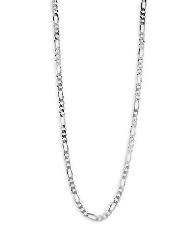 Milanesi And Co Sterling Silver Figaro Chain Necklace 5mm