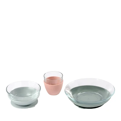 Beaba Three Piece Glass Meal Set