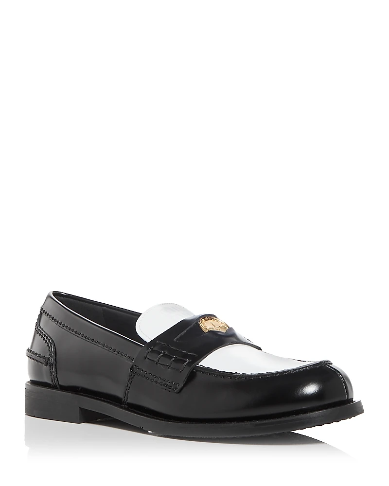Miu Women's Color Block Penny Loafers