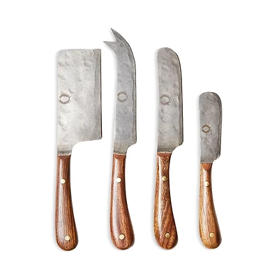 Farmhouse Pottery 4 Pc Forged Cheese Knife Set