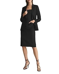 Petite Haisley Pencil Skirt