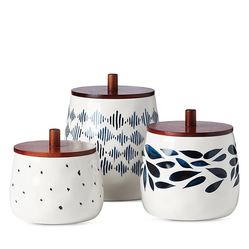 Lenox Blue Bay 3-Piece Canister Set