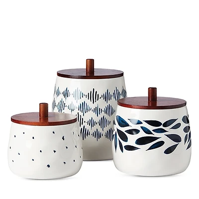 Lenox Blue Bay 3-Piece Canister Set