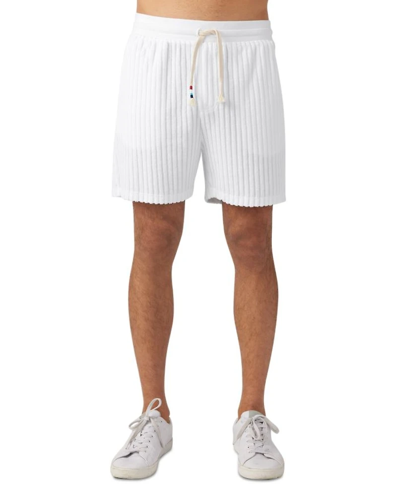 Riviera Cotton Blend Terry Regular Fit Drawstring Shorts