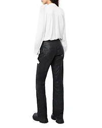 Tchin Satin Blouse