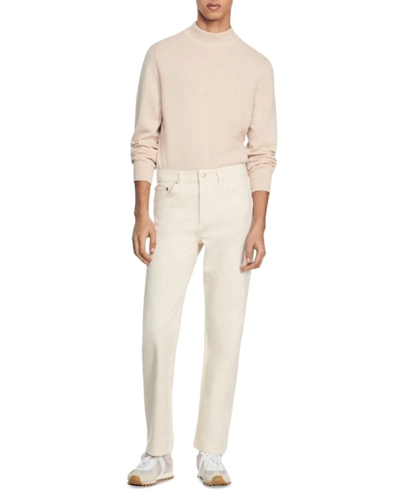 Straight Leg Jeans Ecru