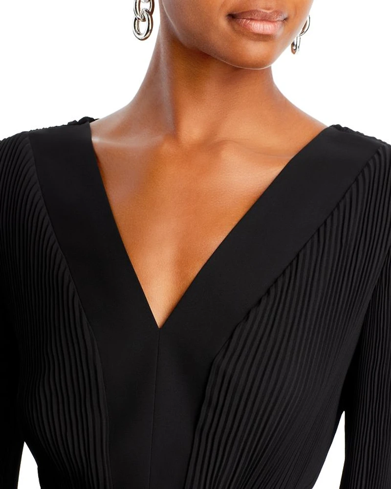 Liv Belted Pleated Dress