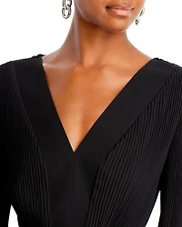 Liv Belted Pleated Dress