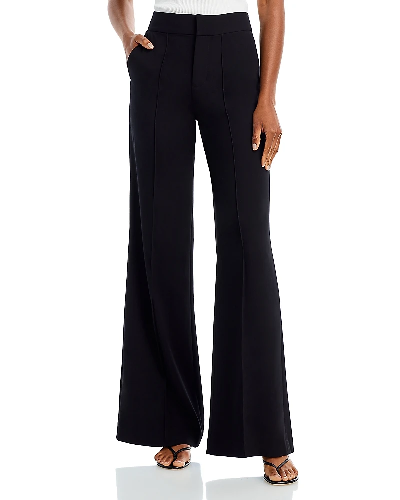 Alice and Olivia Dylan High Waist Wide Leg Pants