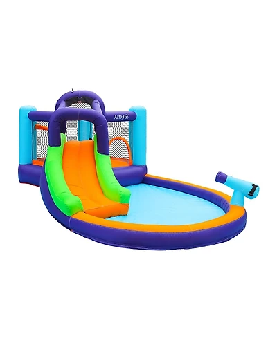 CocoNut Outdoor Bounce Slide Water Park with Water Cannon - Ages 5-12