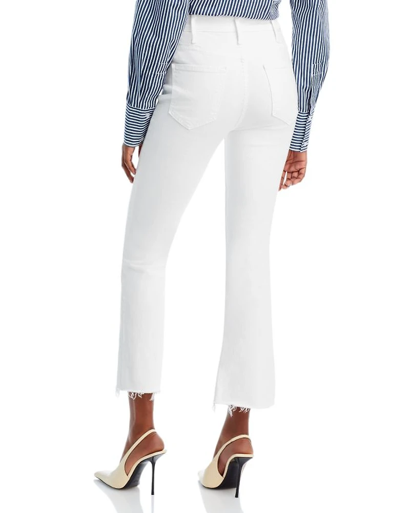 The Hustler High Rise Flare Leg Ankle Jeans