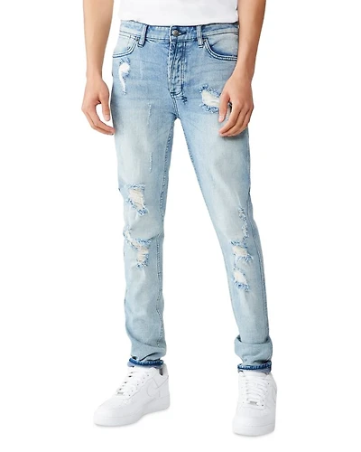 Van Winkle Skinny Jeans Trashed Dreams Blue