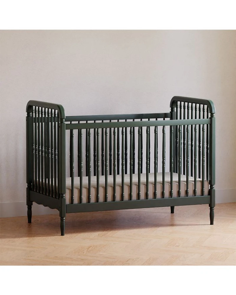 Liberty 3 1 Convertible Spindle Crib with Toddler Bed Conversion Kit