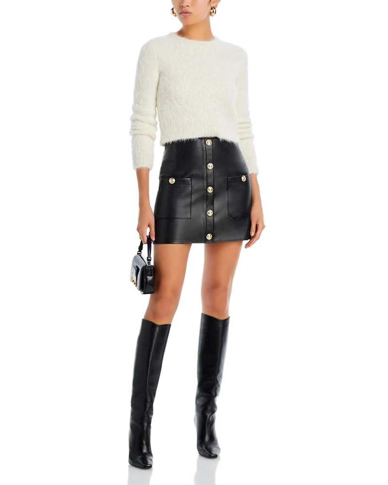 Truman Faux Leather Mini Skirt