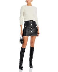 Truman Faux Leather Mini Skirt
