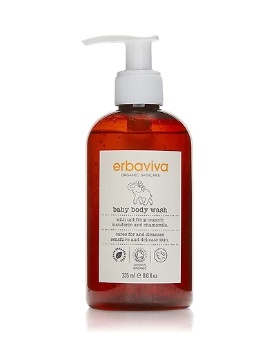 Erbaviva Baby Body Wash, 8 oz.