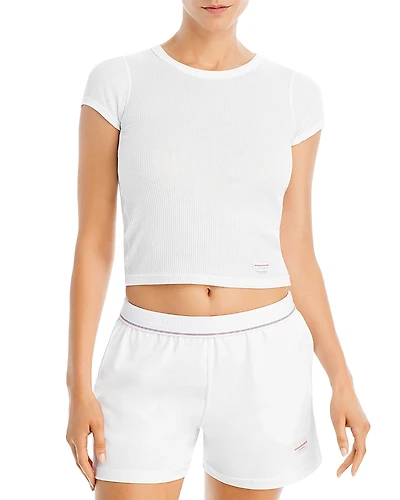 Alexander Wang Cotton Short Sleeve Tee
