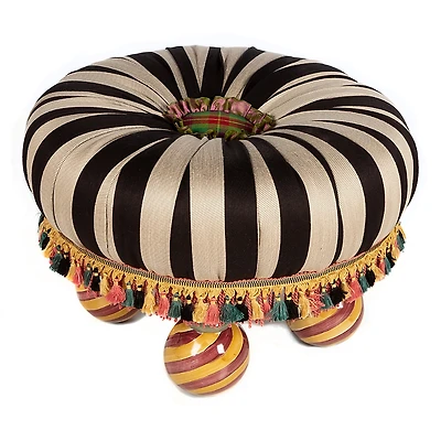 Mackenzie-Childs On Wall Street Tuffet