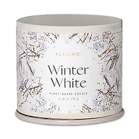 Illume Winter White Vanity Tin Candle, 11.8 oz.