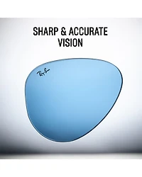 Aviator Reverse Sunglasses, 62mm