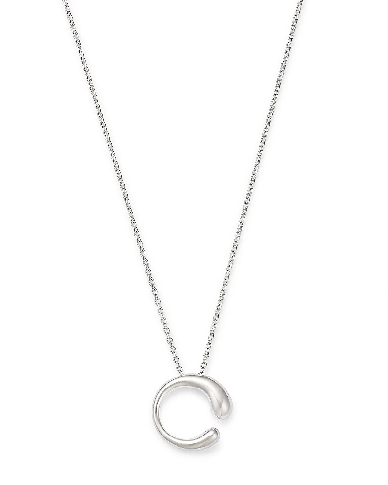 Georg Jensen Sterling Silver Mercy Small Pendant Necklace