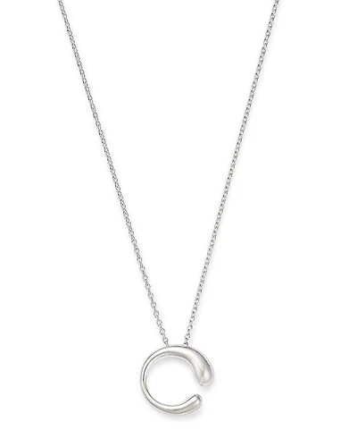 Georg Jensen Sterling Silver Mercy Small Pendant Necklace