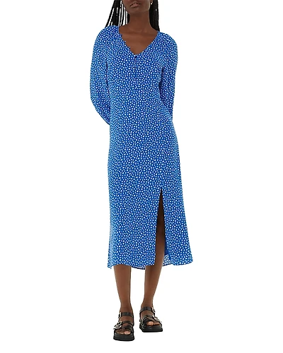 Whistles V Neck Midi Dress