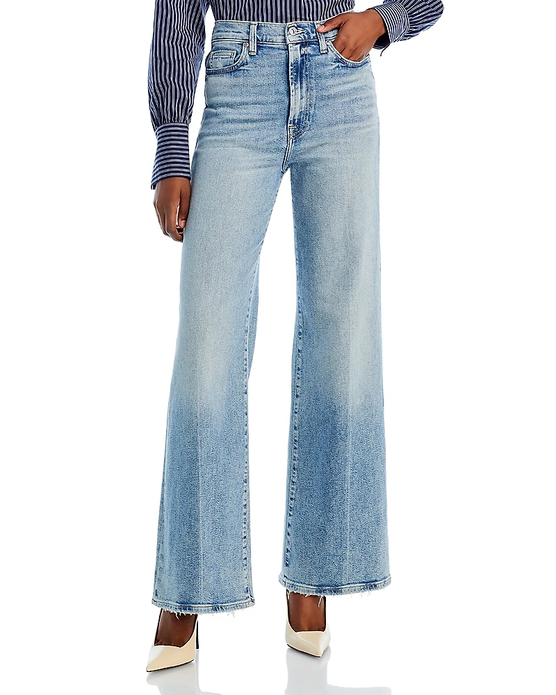7 For All Mankind Ultra High Rise Jo Wide Leg Jeans