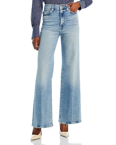 7 For All Mankind Ultra High Rise Jo Wide Leg Jeans