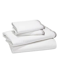 Sky Scalloped Sheet Set, California King