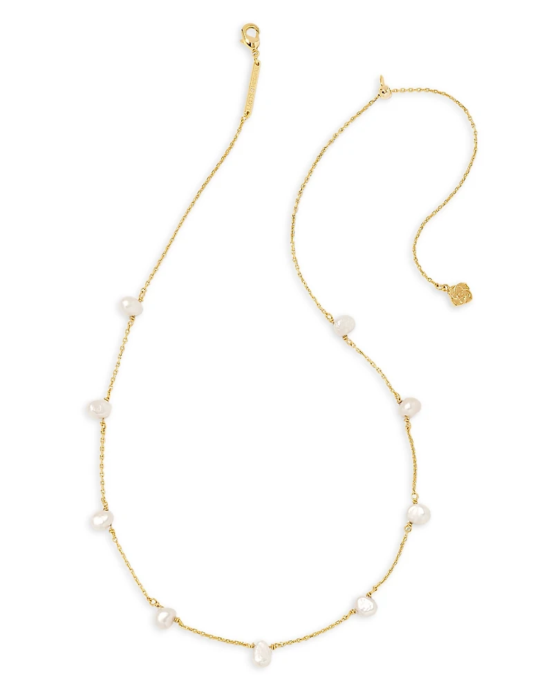 Kendra Scott Leighton Pearl Strand Necklace, 16