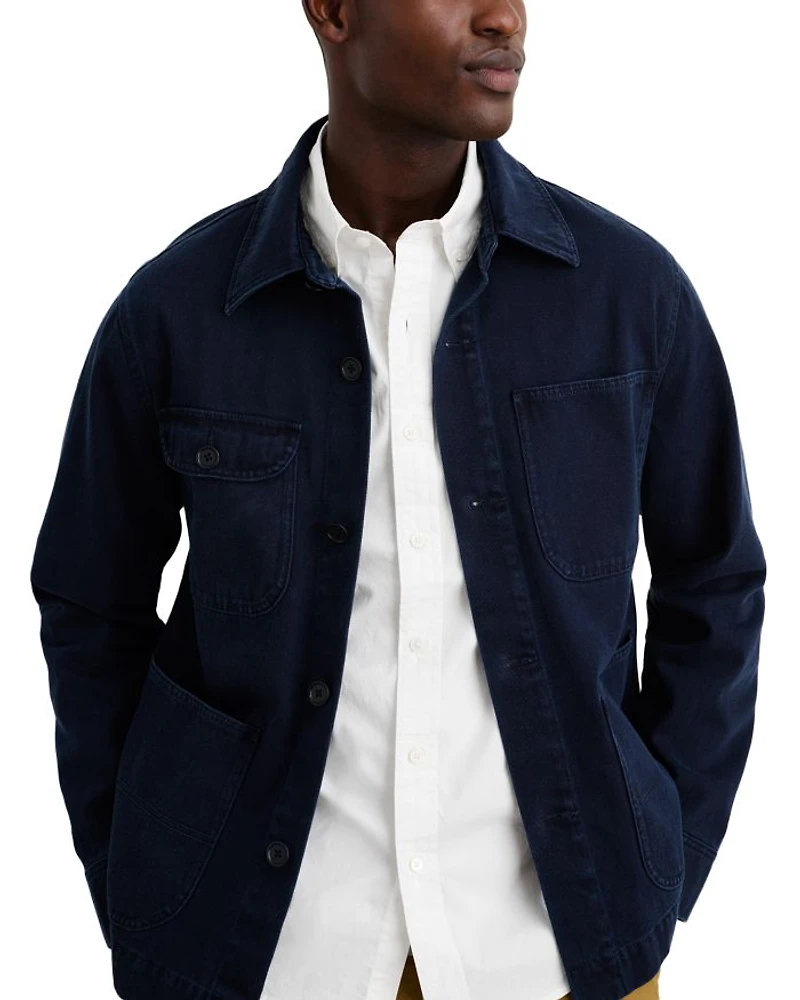 Garment Dyed Denim Work Jacket