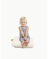 Ivory Square Mini Floor Cushion