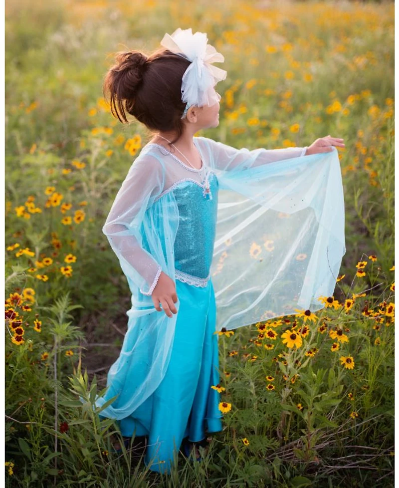 Ice Queen Dress with Cape Costume - Ages 3-6