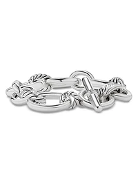 Sterling Silver DY Mercer Diamond Link Bracelet