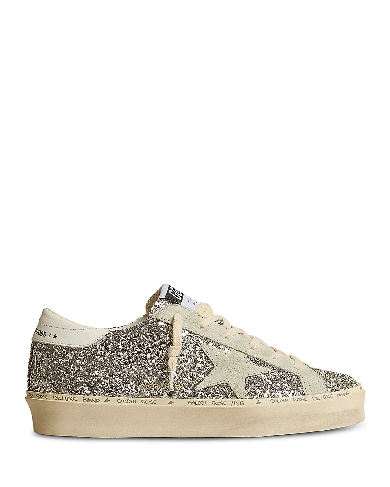 Golden Goose Women's Hi Star Glitter Low Top Sneakers