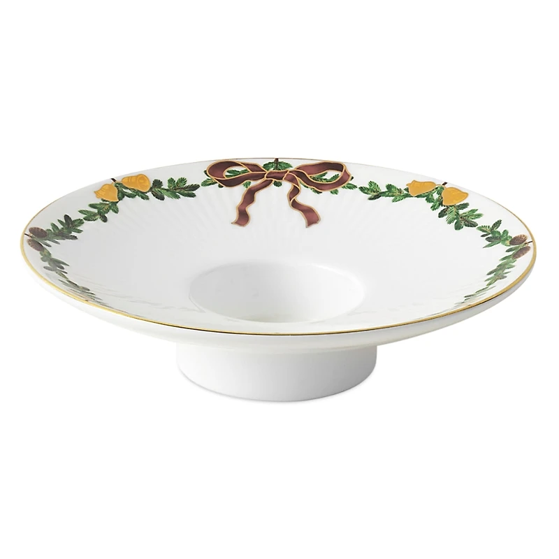 Royal Copenhagen Star Fluted Christmas Candle Holder