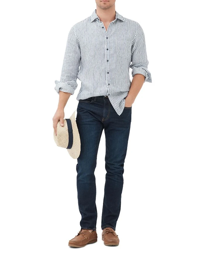 Sutton Straight Leg Jeans Dark Blue