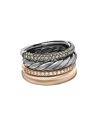 David Yurman Dy Mercer Melange Multi Row Ring