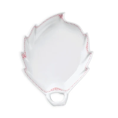 Royal Copenhagen Coral Lace Leaf Dish